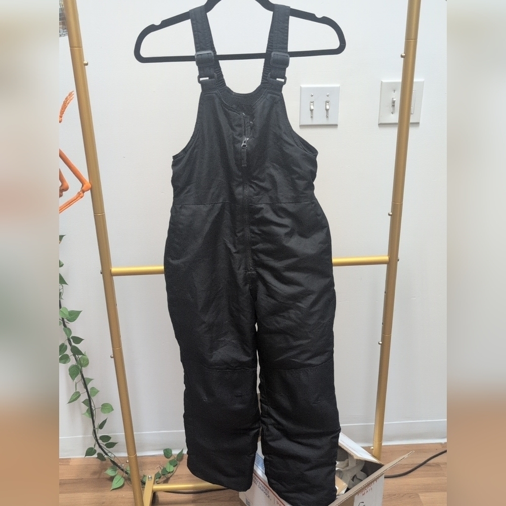 Kids All In Motion Black Insulated Overalls